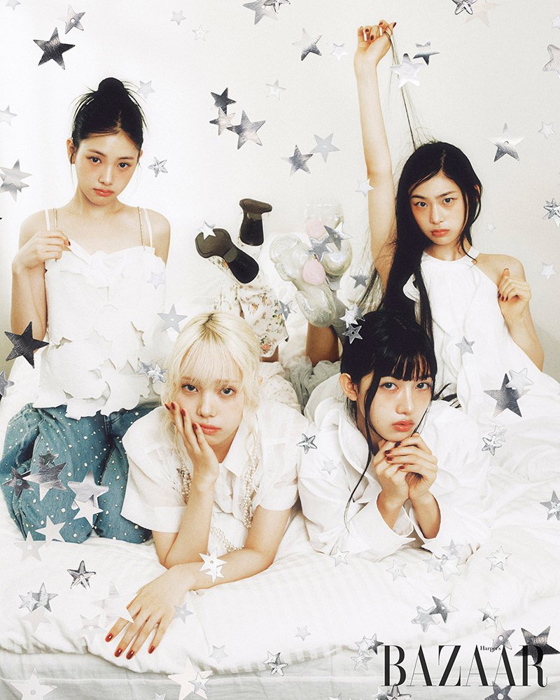 Baby DON’T Cry : Le nouveau girlgroup de P NATION affiche sa fraîcheur dans Harper’s Bazaar